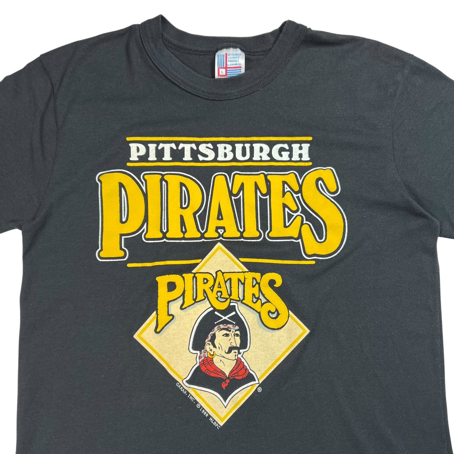 Vintage 1988 Pittsburgh Pirates old logo tee (M)