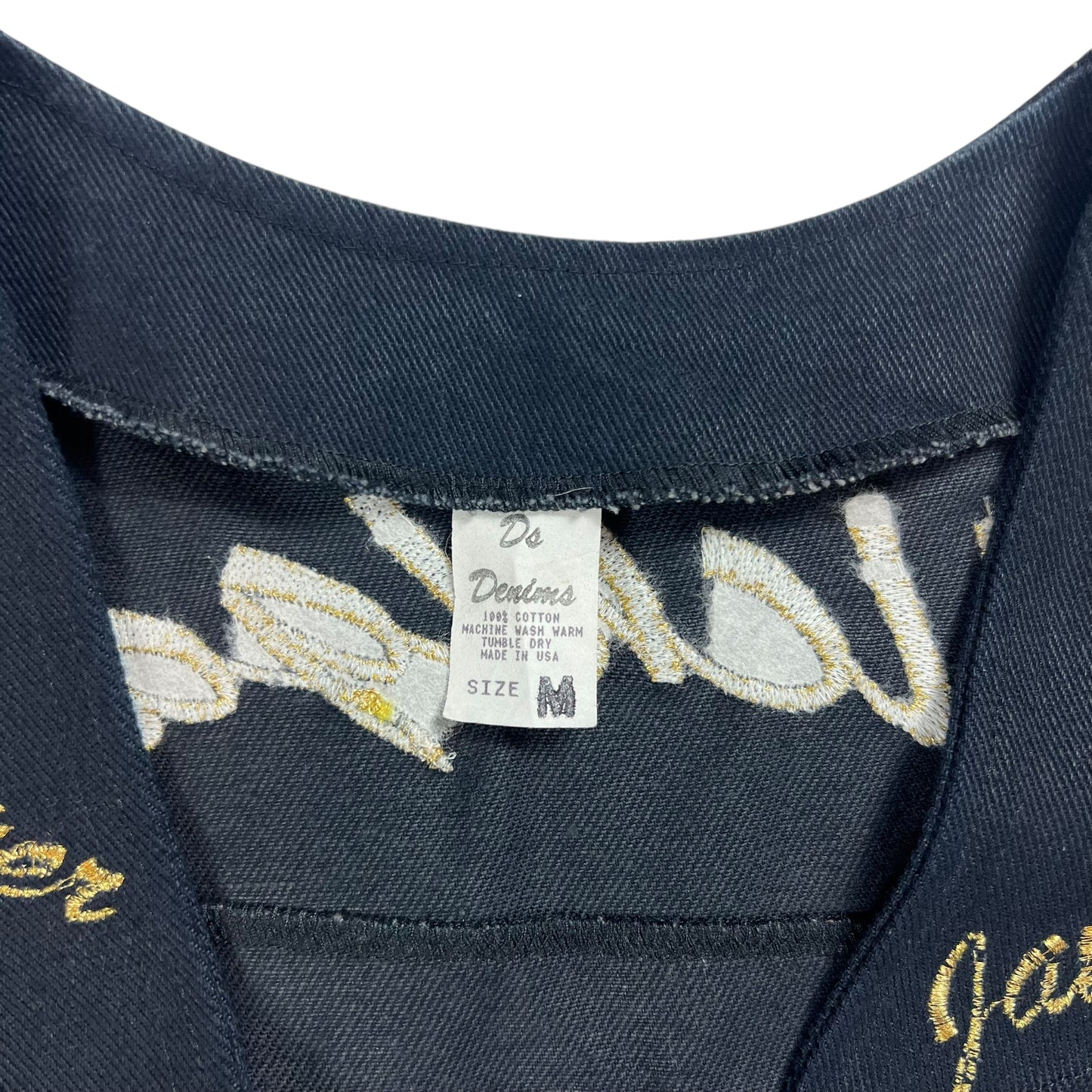 Vintage 80s Gold Wing Road Riders biker club vest (M)