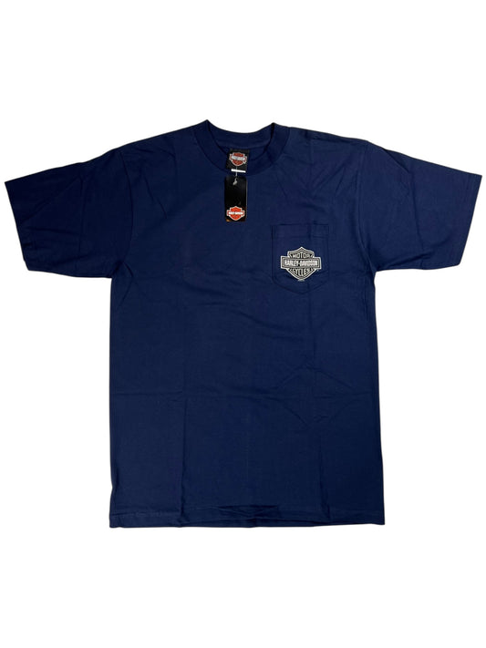 2008 Harley Davidson Motorcycles Las Vegas pocket tee (L) DS NWT