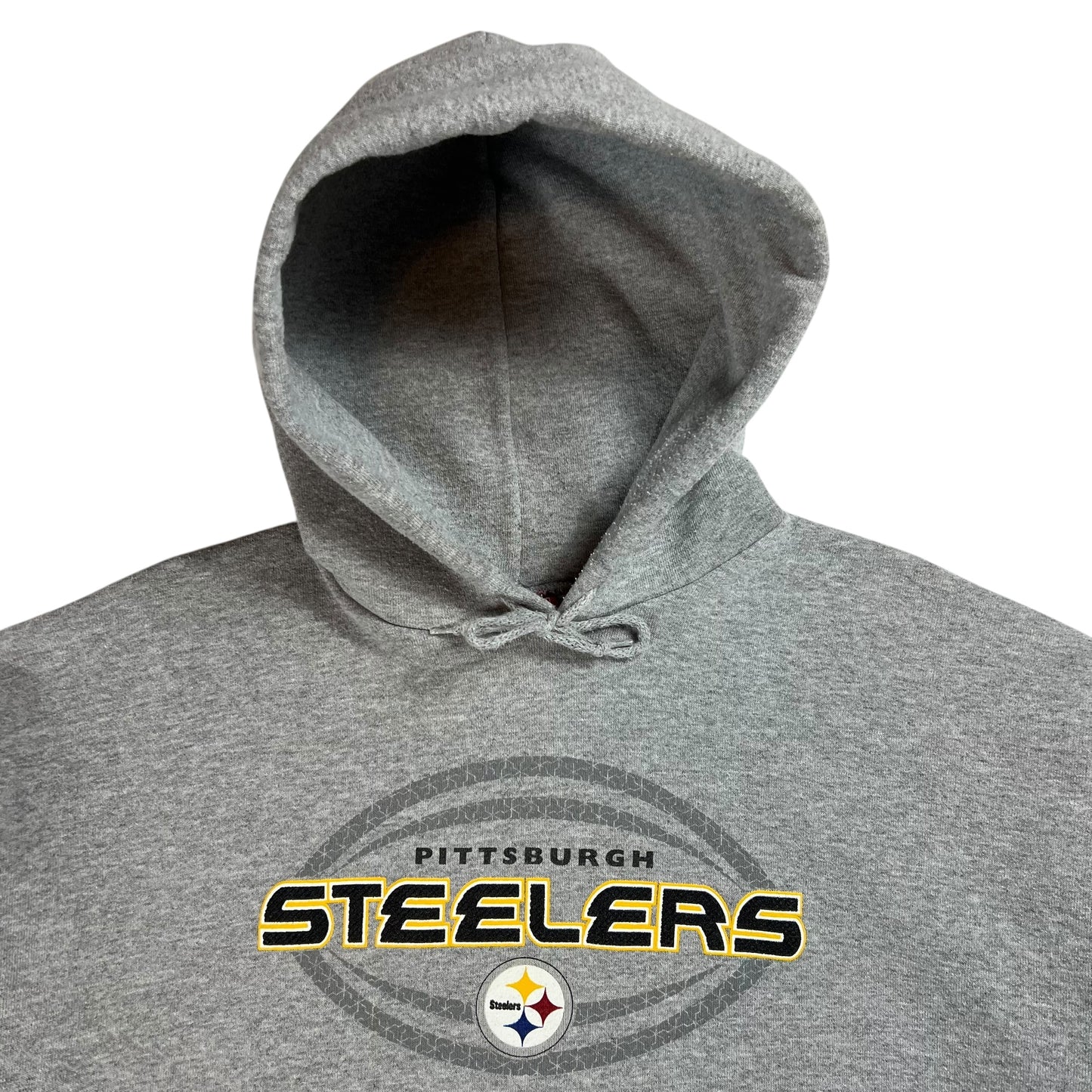 Vintage Y2K Pittsburgh Steelers sleeve print hoodie (XL)