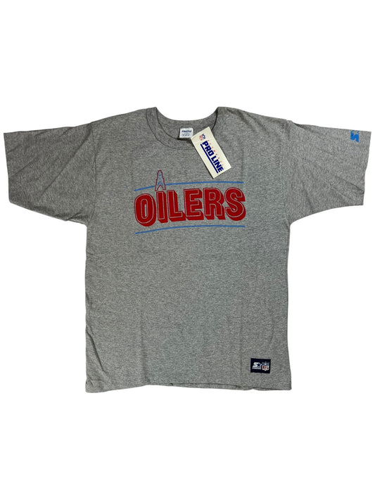 Vintage 90s Starter Houston Oilers NFL tee (L) DS NWT