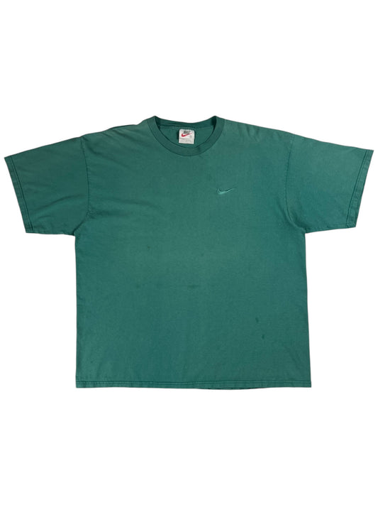 Vintage 90s Nike mini swoosh tonal faded tee (XL)