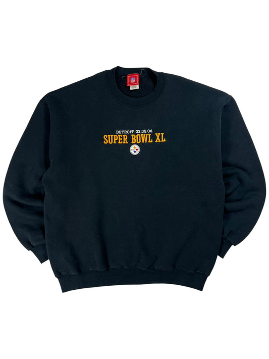 Vintage 2006 Pittsburgh Steelers Super Bowl XL crewneck (L)
