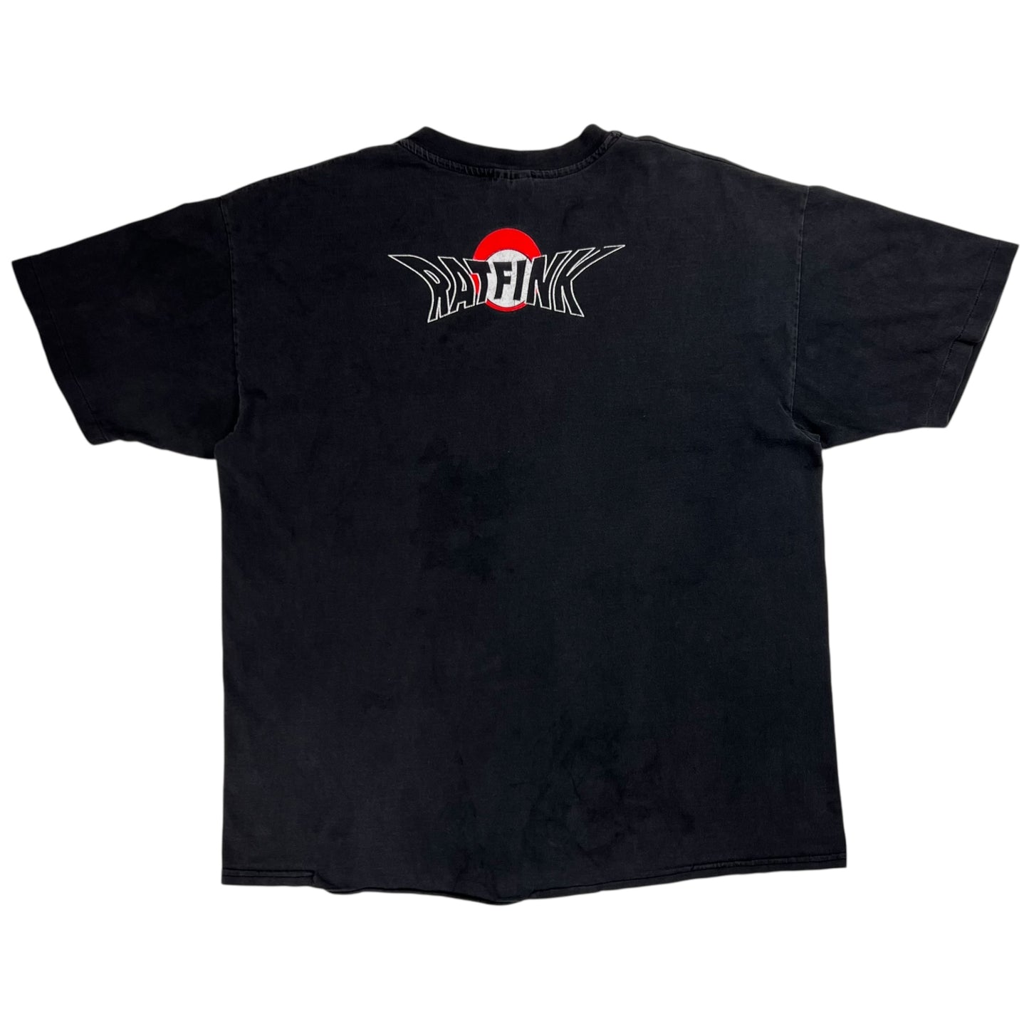 Vintage 90s Rat Fink Ed Big Daddy Roth biker faded art tee (XL)
