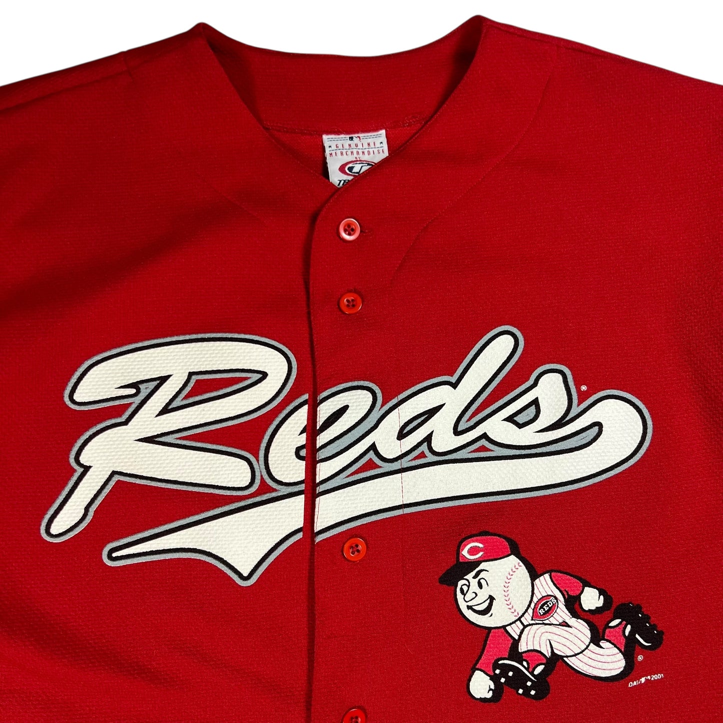 Vintage 2001 Cincinnati Reds Ken Griffey Jr. Baseball Jersey (L)