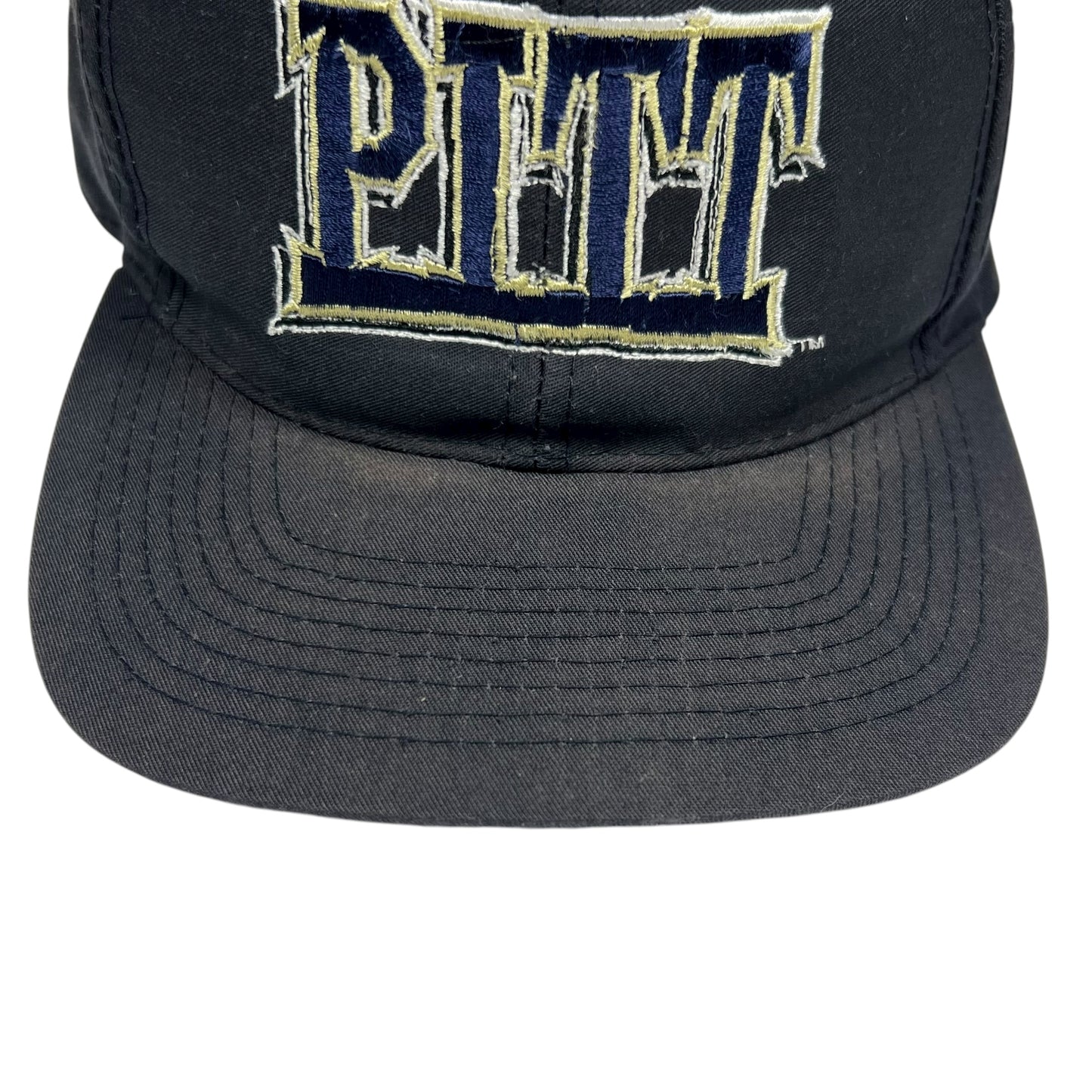 Vintage 90s Logo 7 Pitt Panthers University of Pittsburgh faded SnapBack