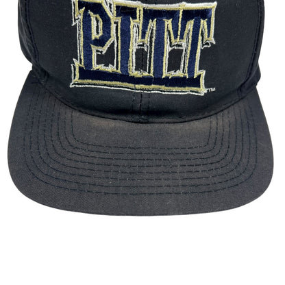 Vintage 90s Logo 7 Pitt Panthers University of Pittsburgh faded SnapBack
