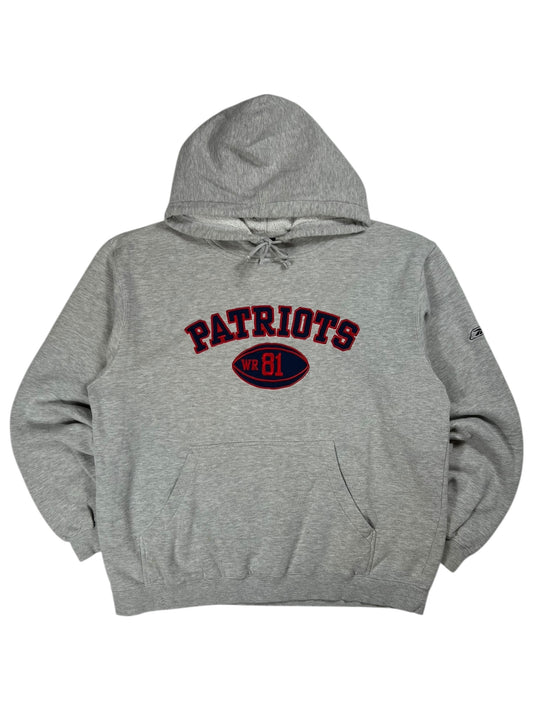 Vintage Y2K Reebok New England Patriots Randy Moss 81 WR hoodie (L)