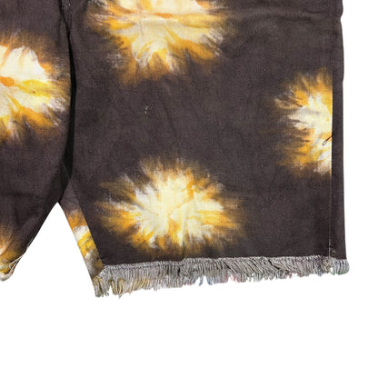 Vintage 1970s Hippie psychedelic cut off shorts (34)