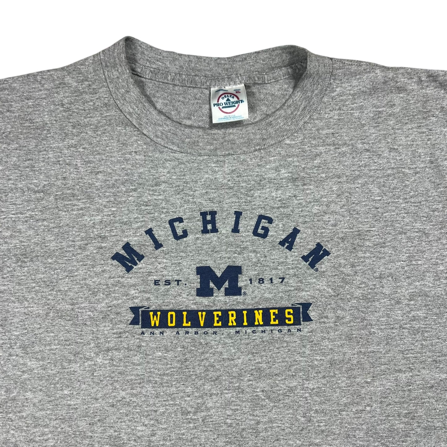 Vintage 90s University of Michigan Wolverines long sleeve shirt (L/XL)