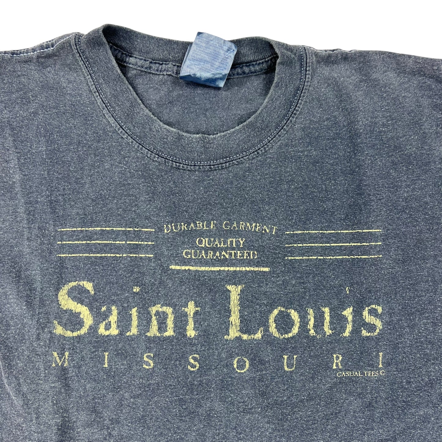 Vintage 90s Saint Louis Missouri faded tee (L)