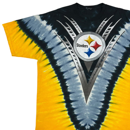 Vintage Y2K Pittsburgh Steelers tie dye NFL tee (XXL)