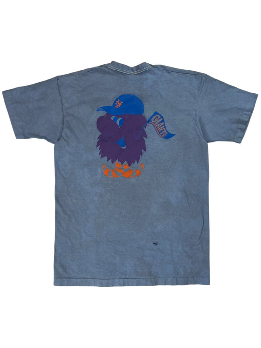 Vintage 90s New York Mets Giants Mascot over dye tee (M)