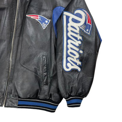Vintage 90s Carl Banks GIII New England Patriots leather jacket (XXL)