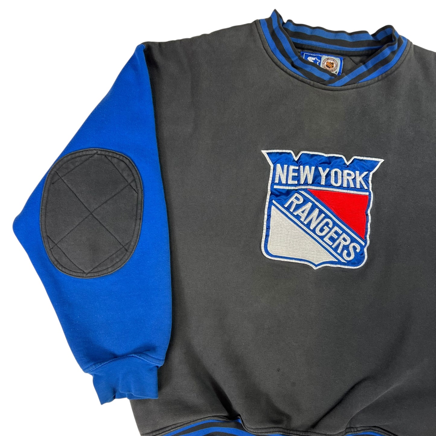 Vintage 90s Starter New York Rangers pockets crewneck (L)