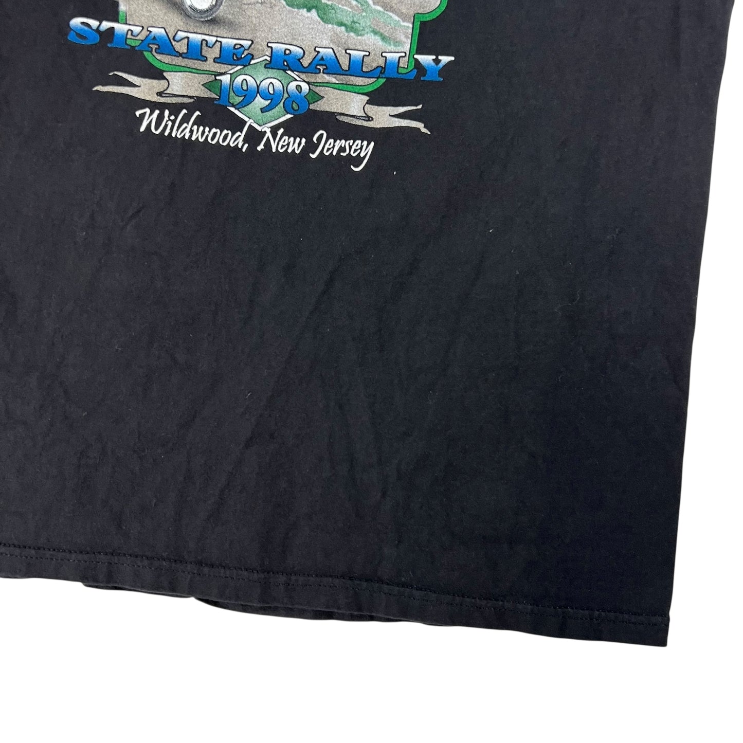 Vintage 1998 Harley Davidson New Jersey State Hog rally tee (XL)