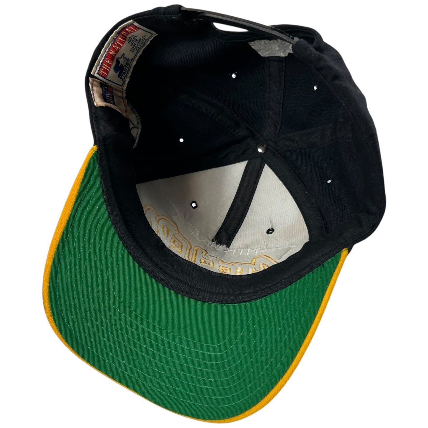 Vintage 90s Starter Pittsburgh Steelers bubble graffiti wool SnapBack