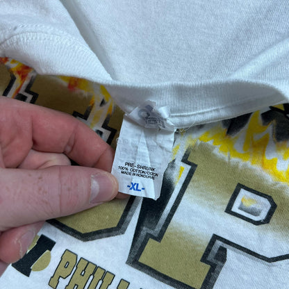 Y2K The Keystone State Cup Pittsburgh Penguins Philadelphia Flyers tee (XL)