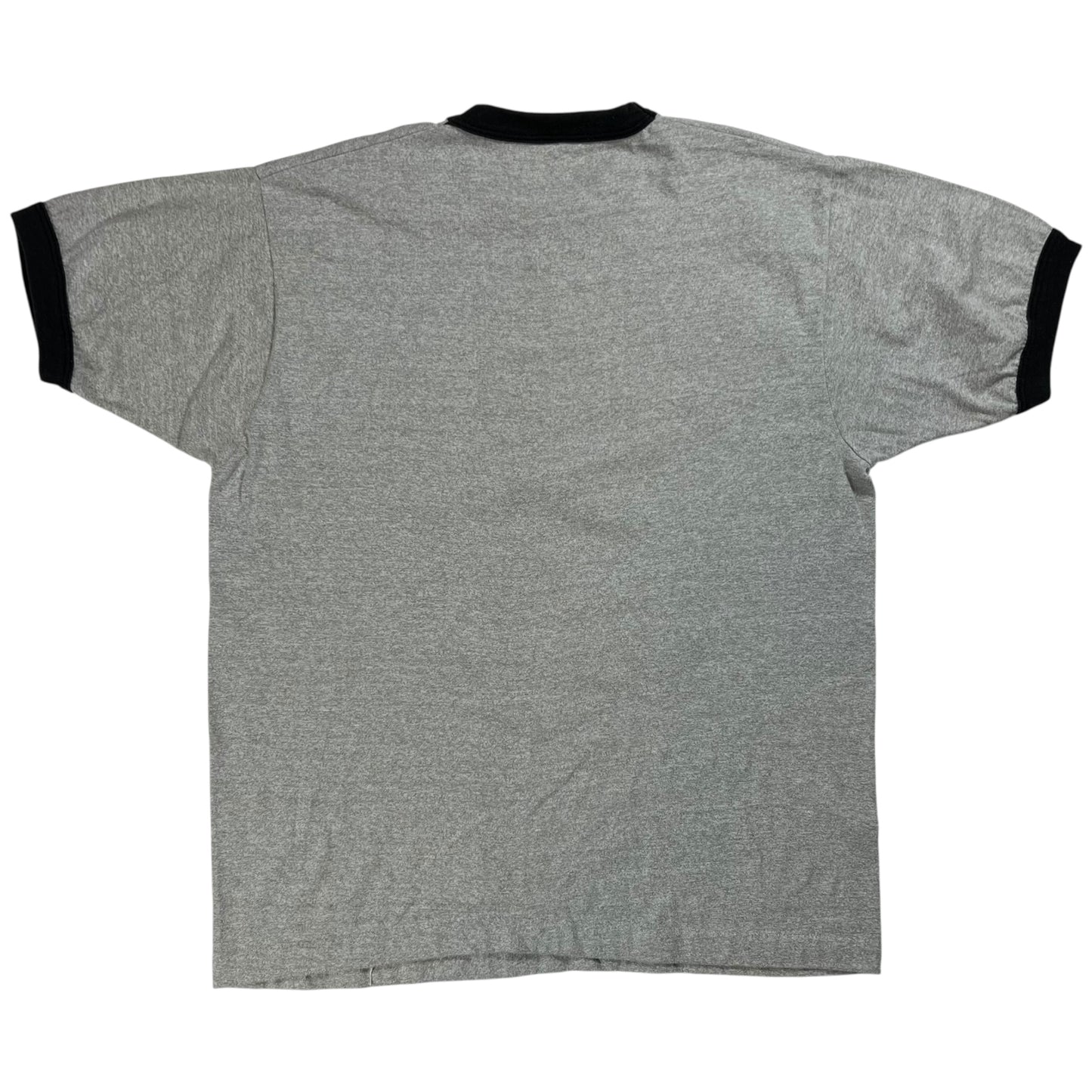 Vintage 80s You Can’t Be Too Rich or Too Cool Penguin ringer tee (L)