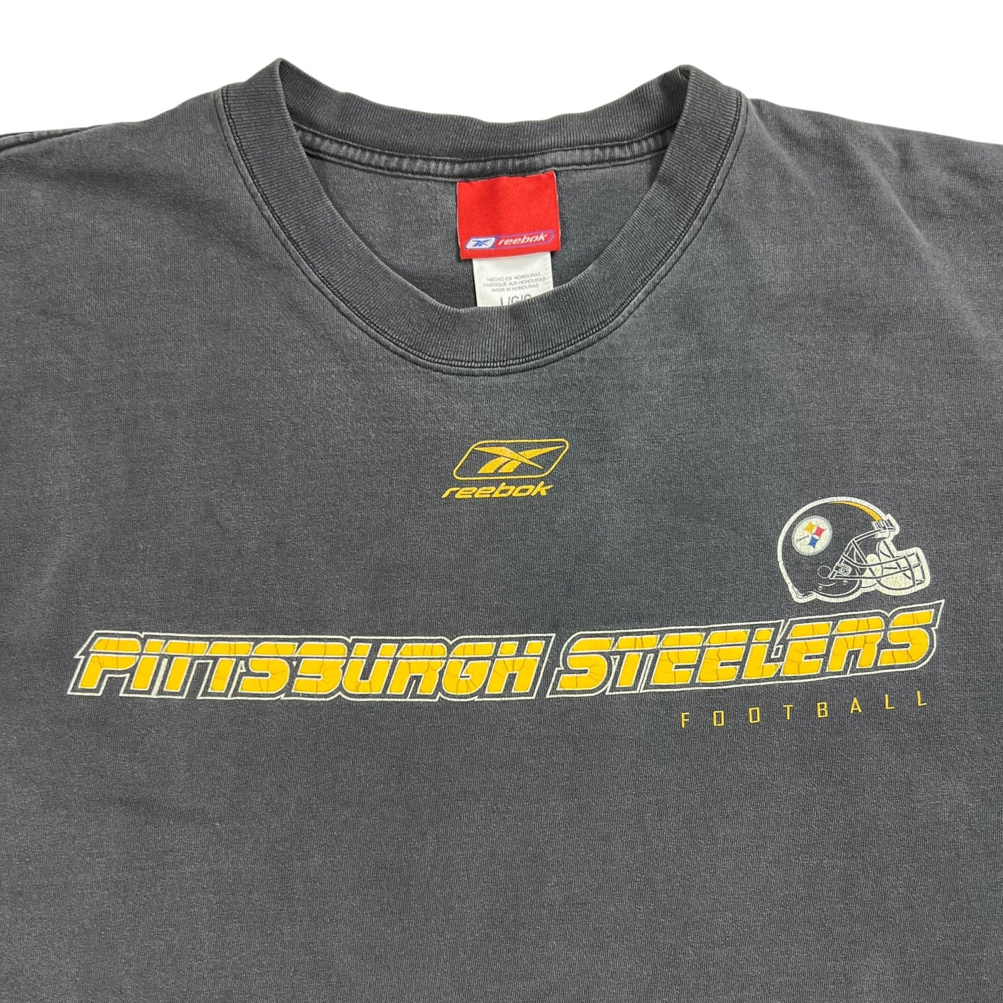 Vintage Y2K Reebok Pittsburgh Steelers faded tee (XL)
