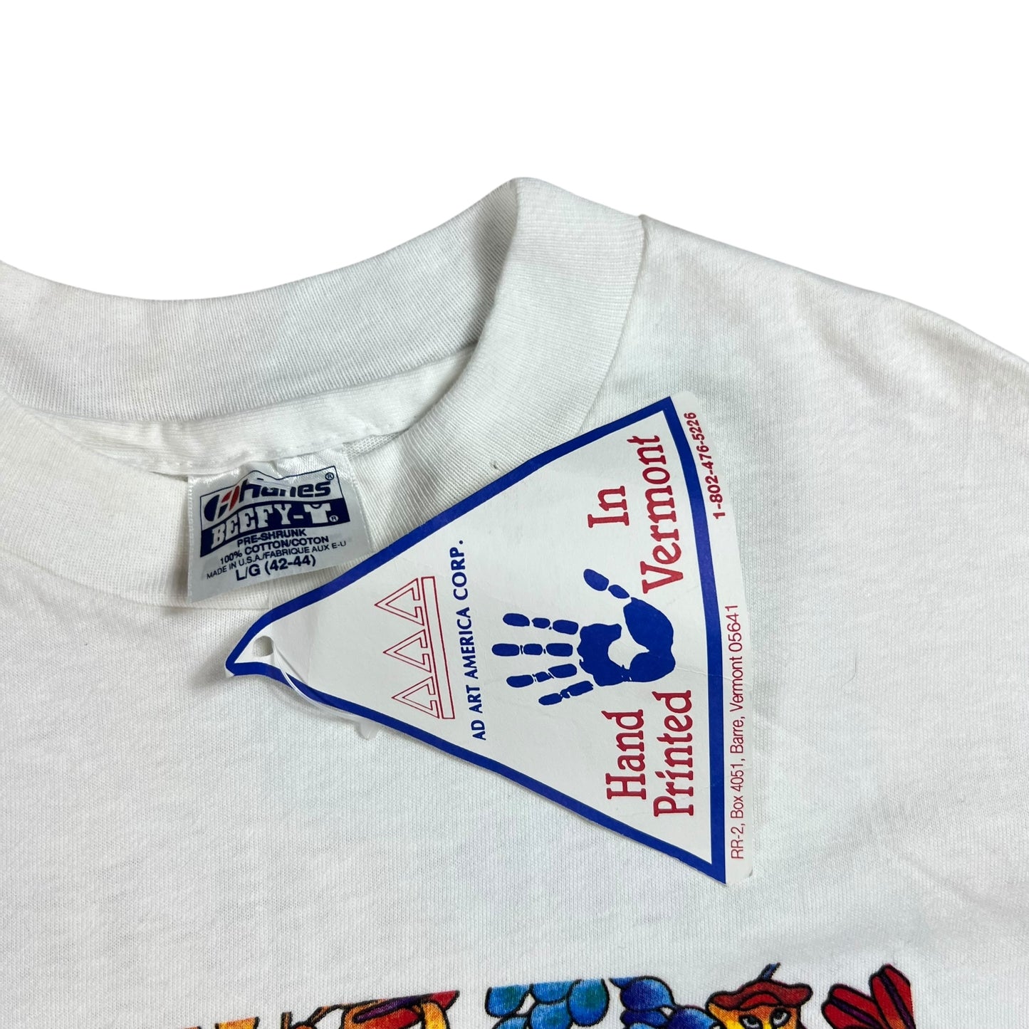 Vintage 90s Rainforest Crunch Cashew & Brazil Nuts Nature tee (L) DS NWT