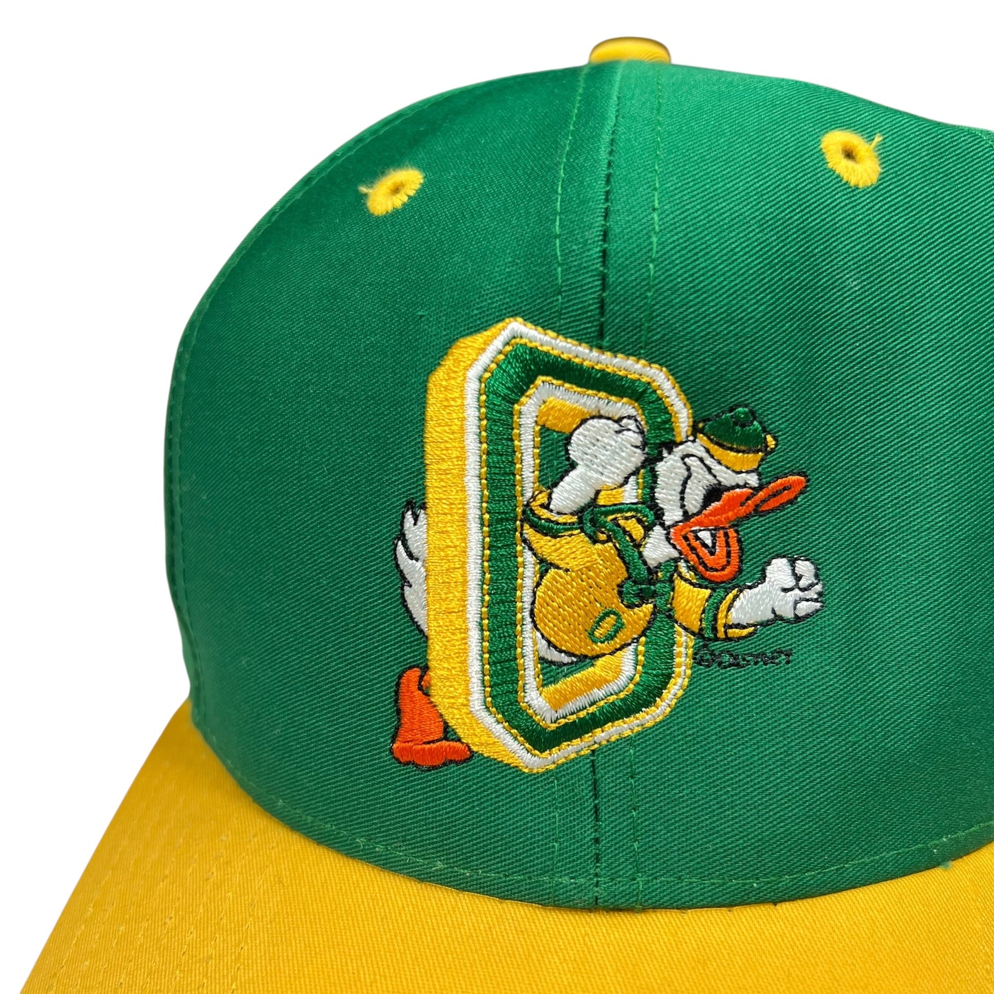 Vintage 90s Oregon Ducks Donald Duck SnapBack
