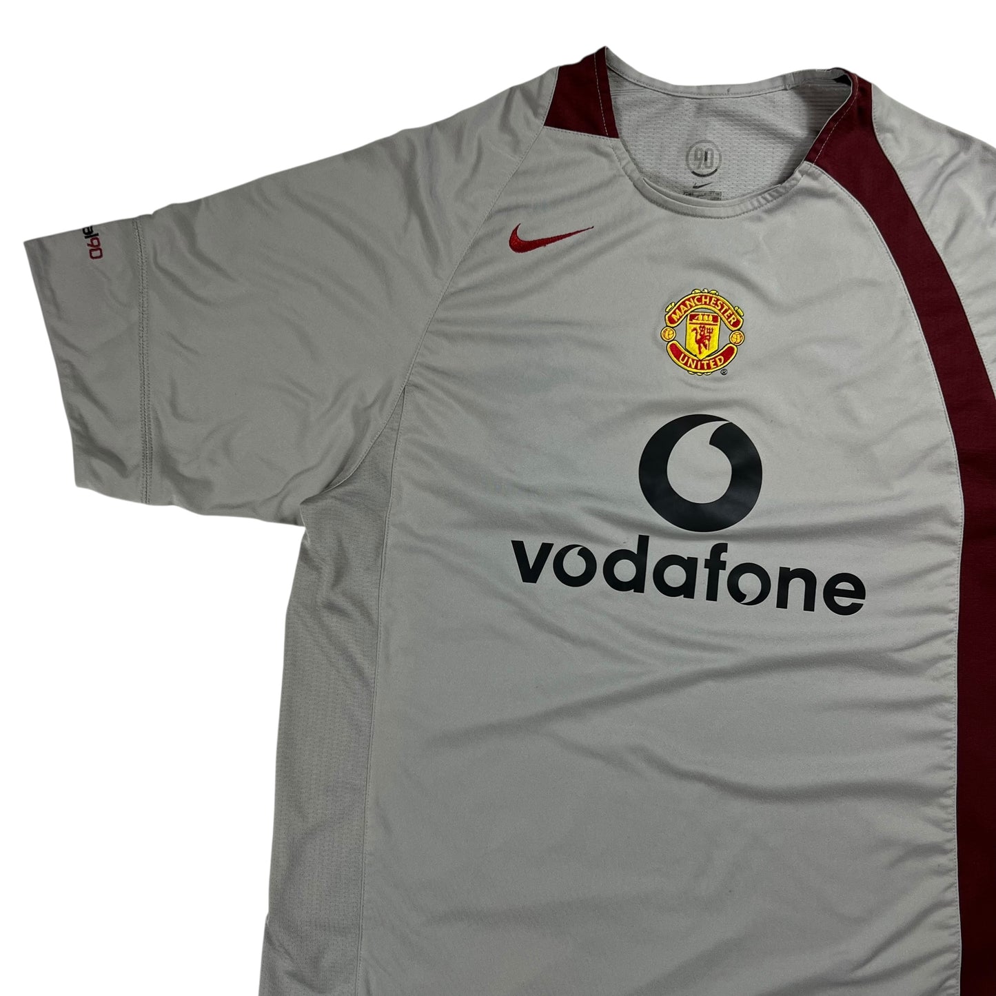 Vintage 2004-05 Nike Manchester United Vodafone soccer jersey (L)