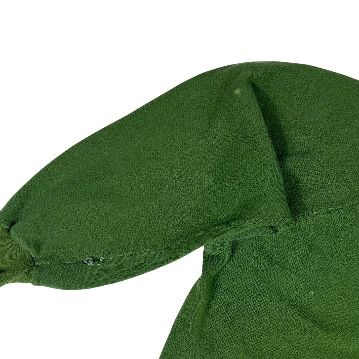 Vintage 1970s faded green blank crewneck (M)