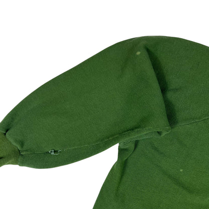 Vintage 1970s faded green blank crewneck (M)