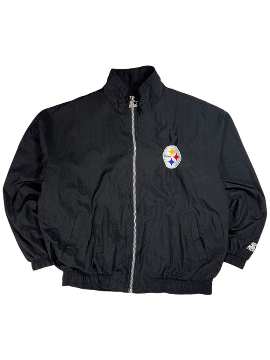 Vintage 90s Starter Pittsburgh Steelers wind breaker jacket (XL)