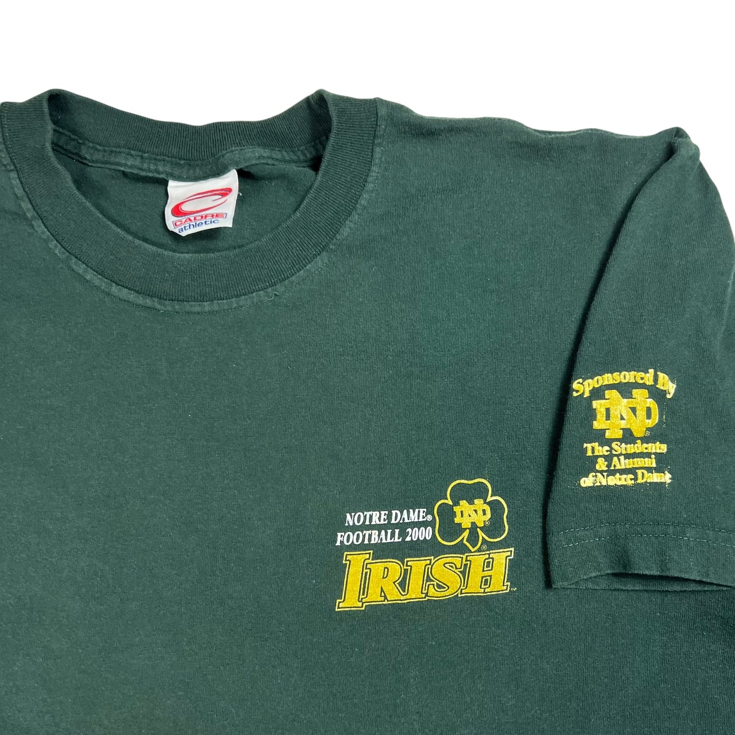 Vintage 2000 Notre dame Fighting Irish Football tee (XL)