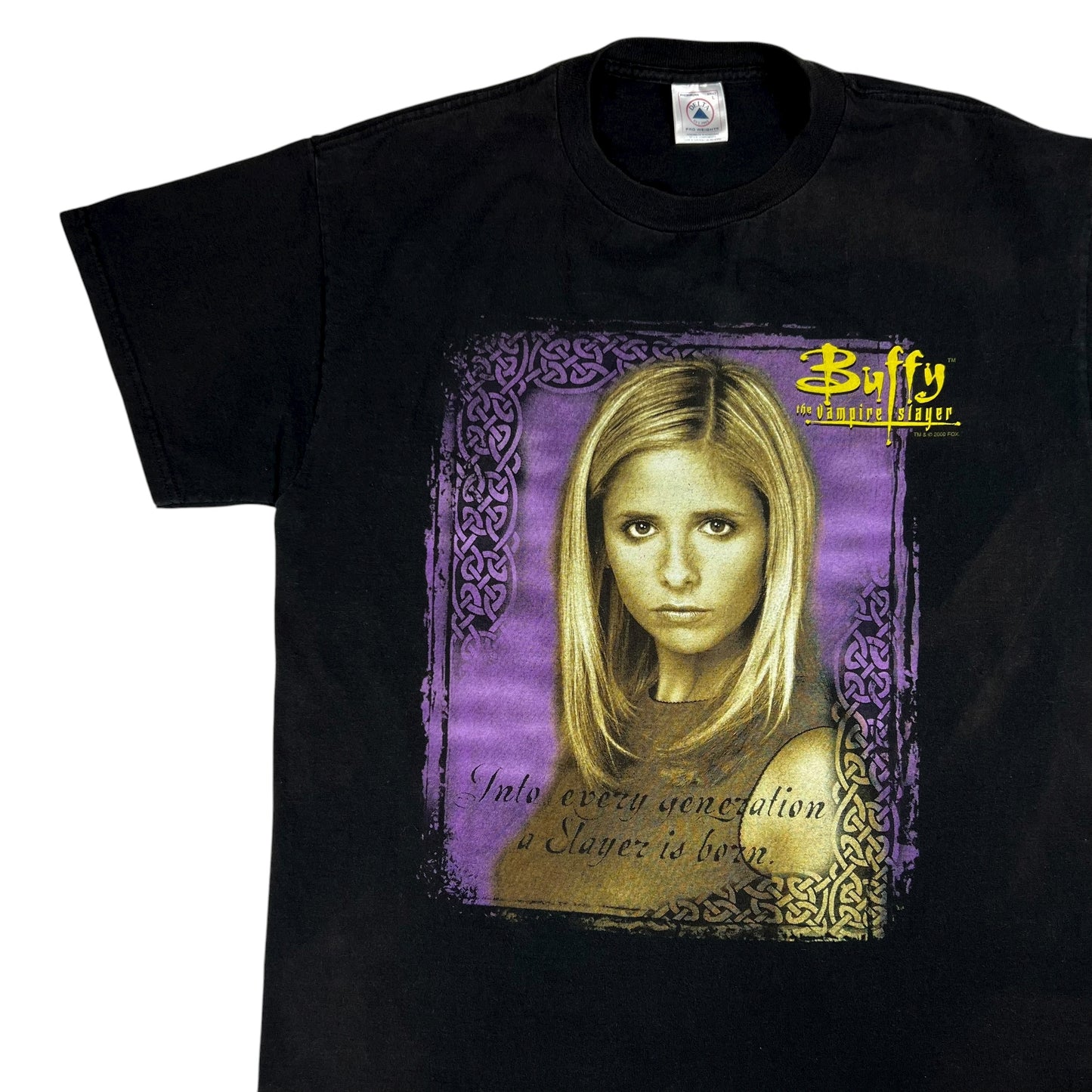 Vintage 2000 Buffy The Vampire Slayer faded tee (L)