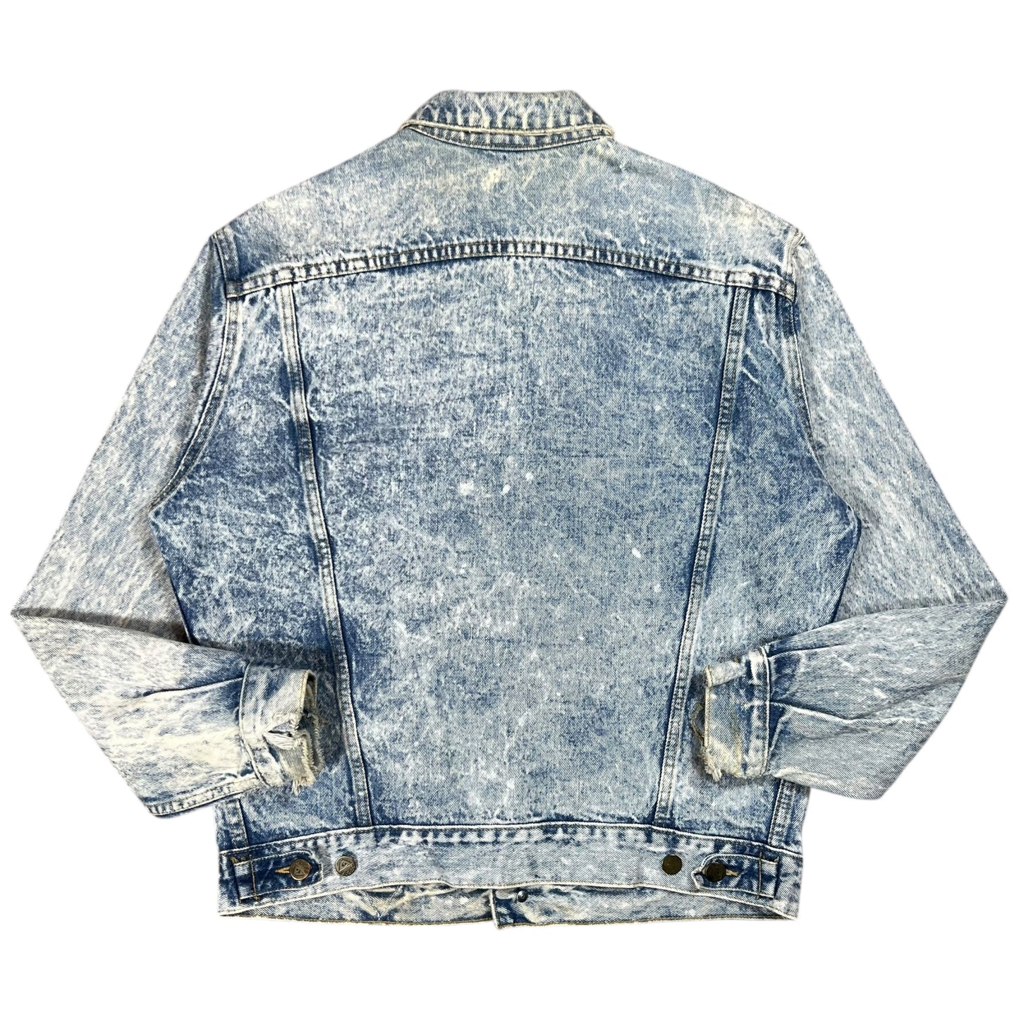 Vintage 90s GUESS Jeans acid wash worn denim jacket (M)