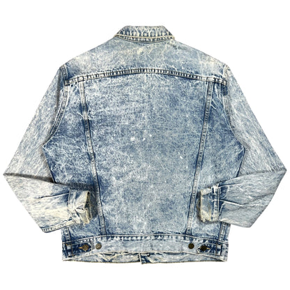 Vintage 90s GUESS Jeans acid wash worn denim jacket (M)