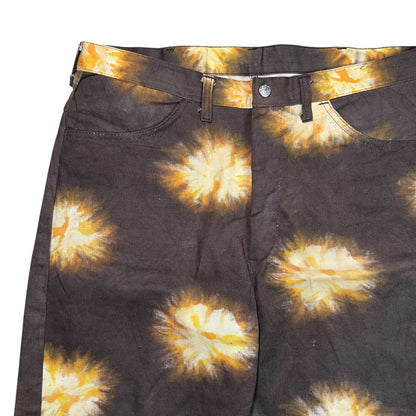 Vintage 1970s Hippie psychedelic cut off shorts (34)