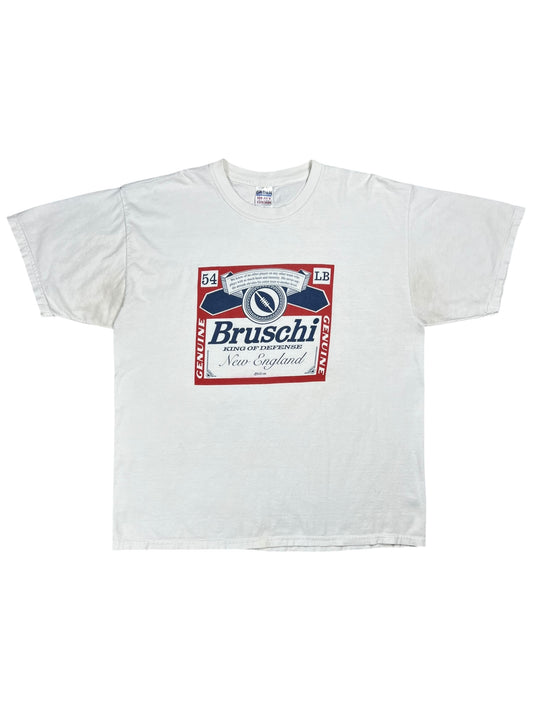 Vintage Y2K Teddy Bruschi New England Patriots Beer tee (XL)