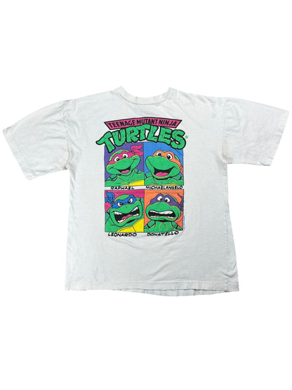 Vintage 1990 Teenage Mutant Ninja Turtles cartoon tee (L)