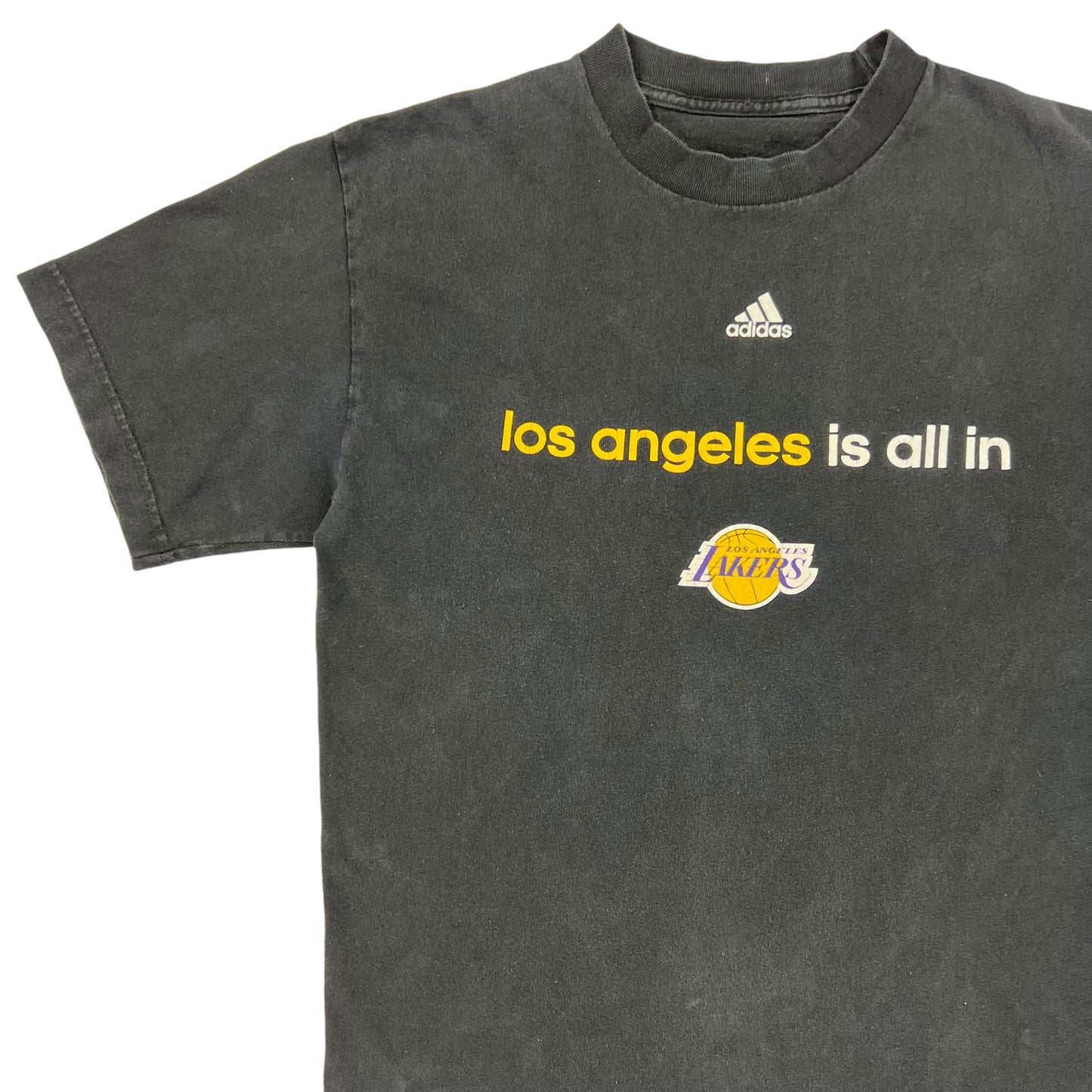 Vintage Y2K Adidas Los Angeles is all in Lakers tee (M)