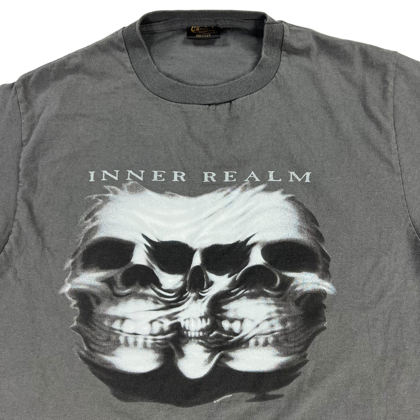 Vintage 2003 Inner Realm Skulls band tee (L)