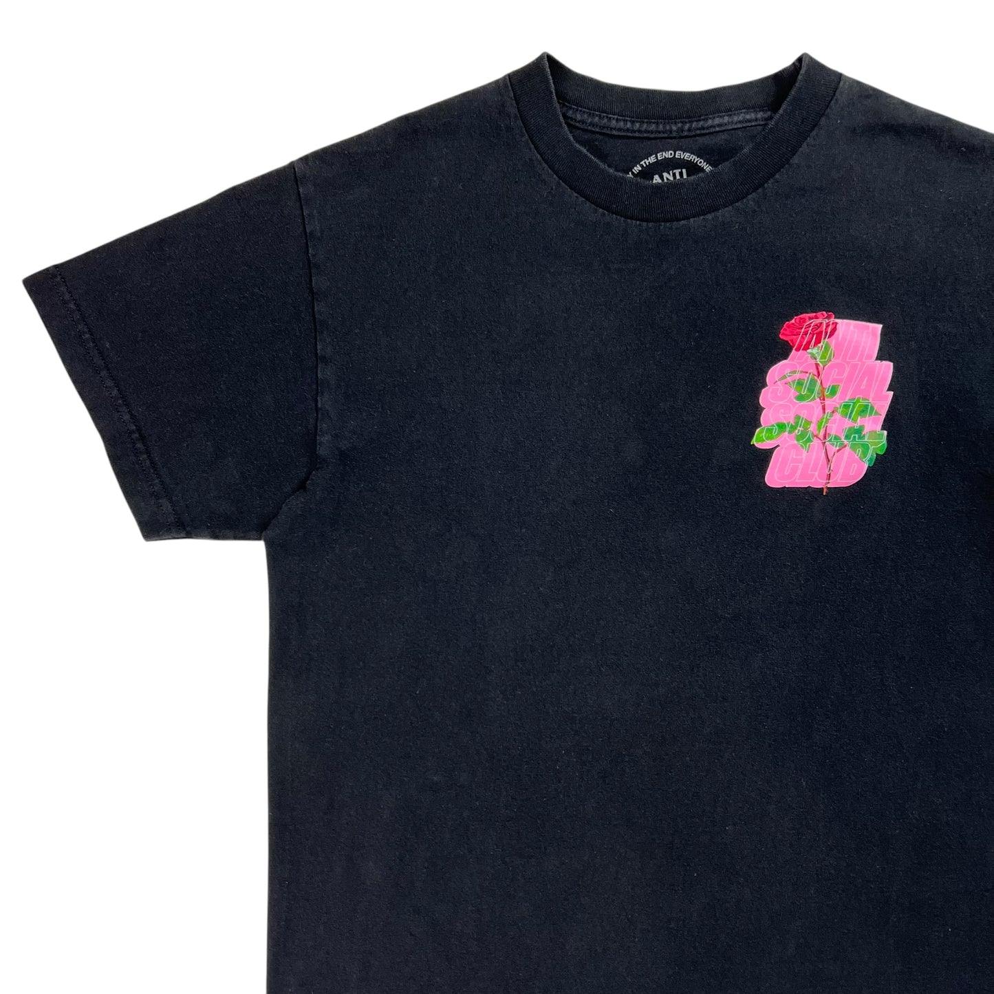 Anti Social Social Club flower tee (M)