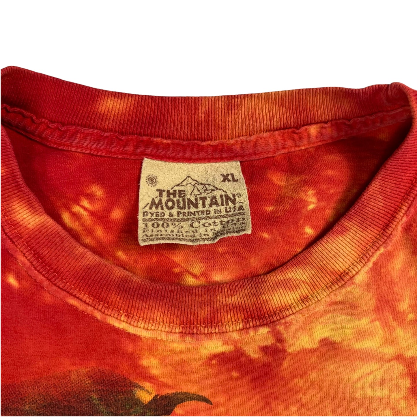 Vintage 2001 The Mountain The Duel Dragon Wizard tie dye tee (XL)