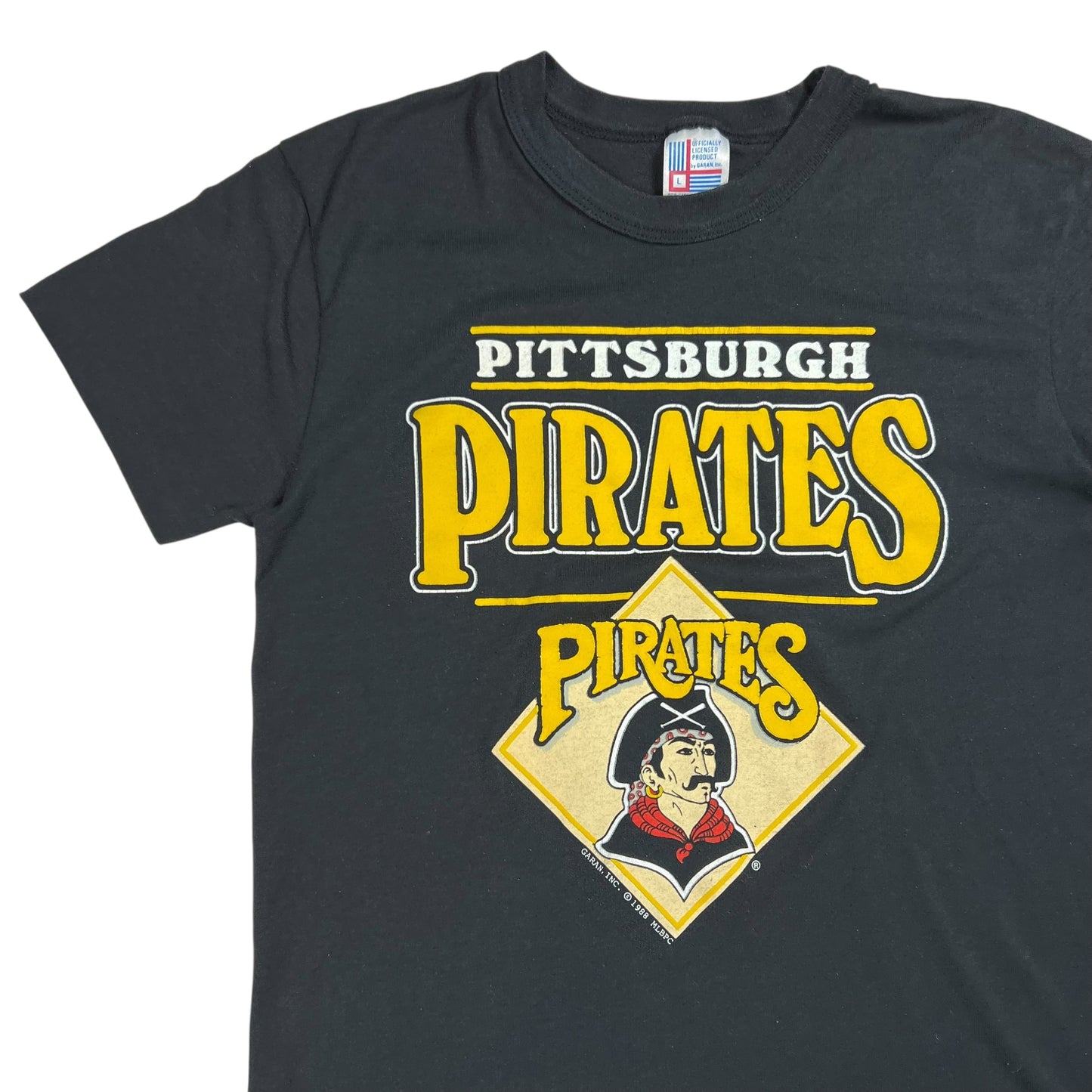 Vintage 1988 Pittsburgh Pirates old logo tee (M)