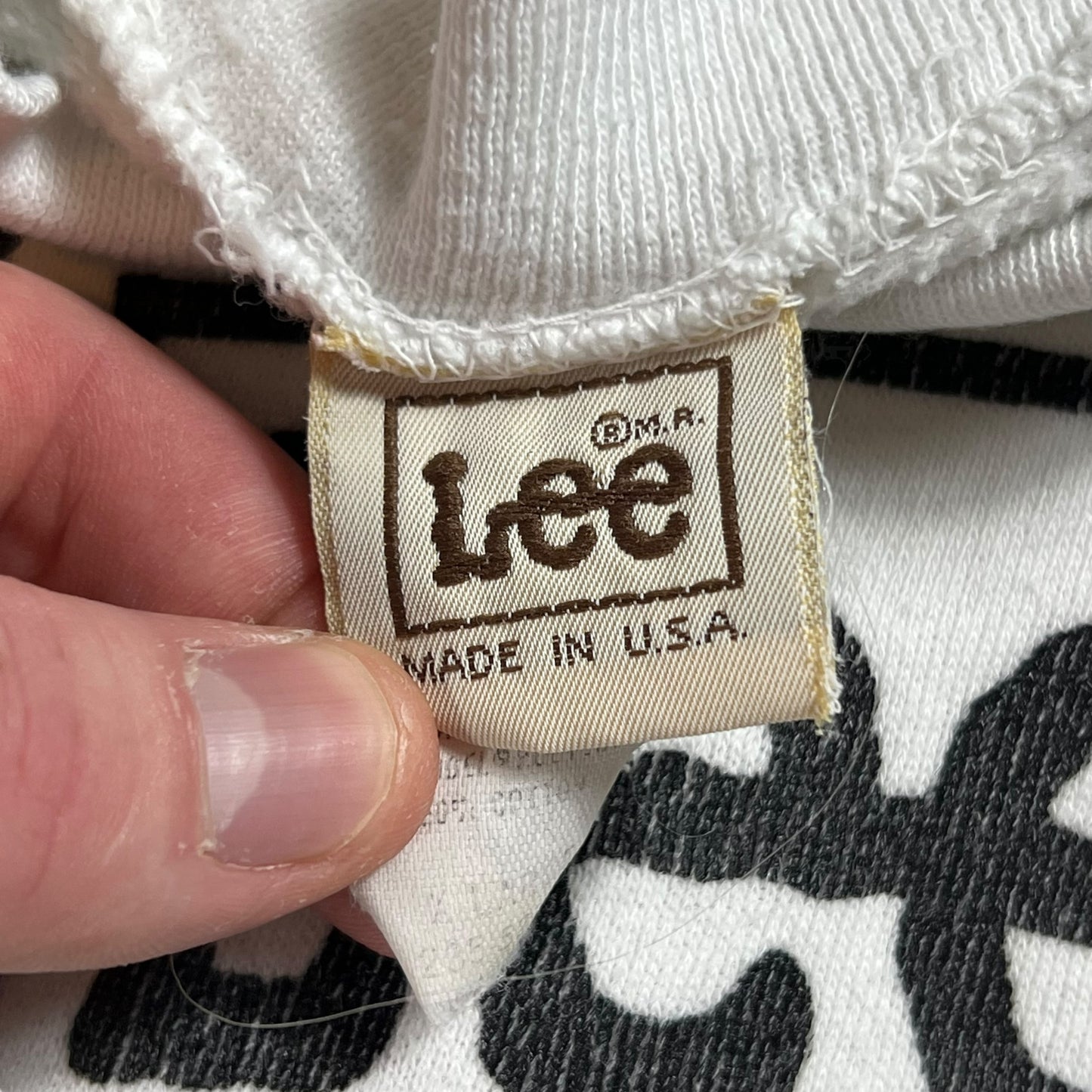 Vintage 80s Lee Made in USA promo crewneck (L)