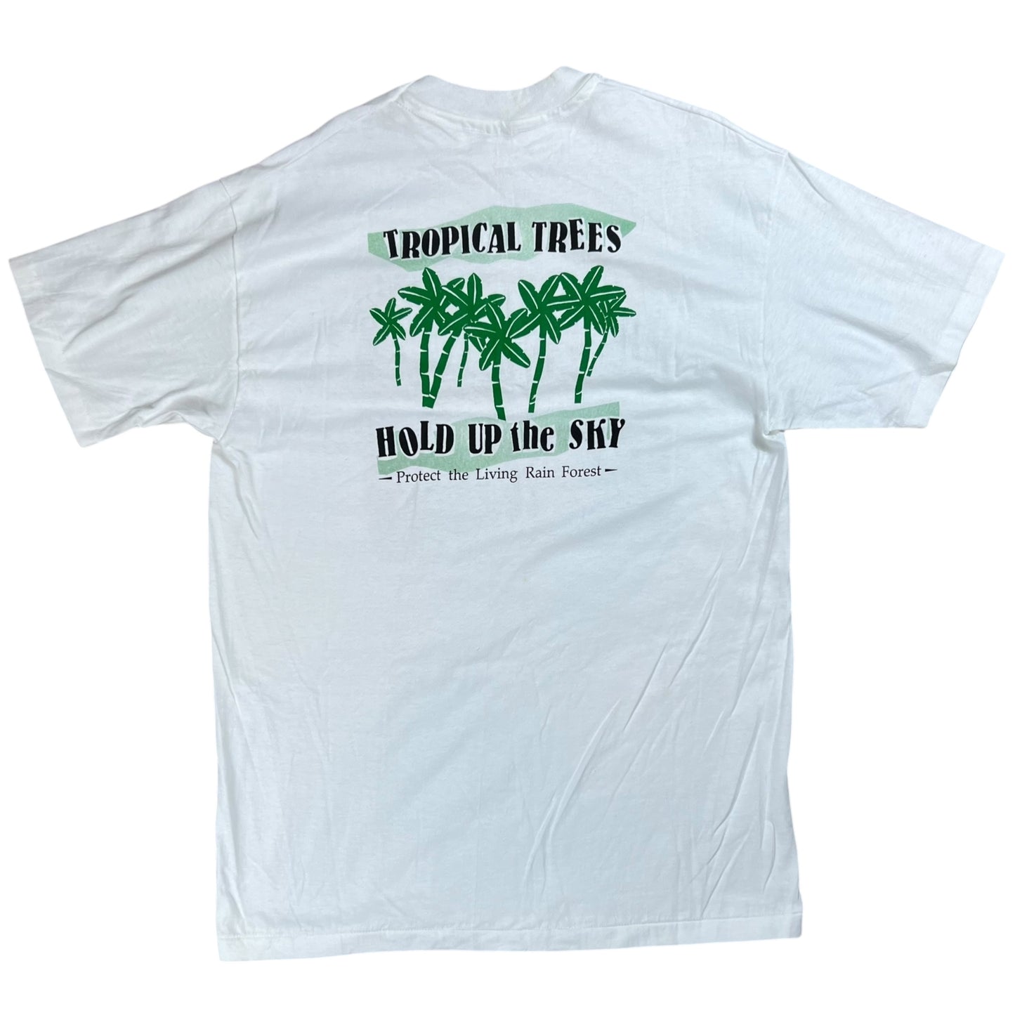 Vintage 90s Rainforest Crunch Cashew & Brazil Nuts Nature tee (L) DS NWT
