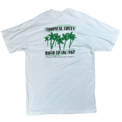 Vintage 90s Rainforest Crunch Cashew & Brazil Nuts Nature tee (L) DS NWT
