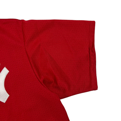 Vintage 90s Majestic New York Yankees red baseball jersey (L)