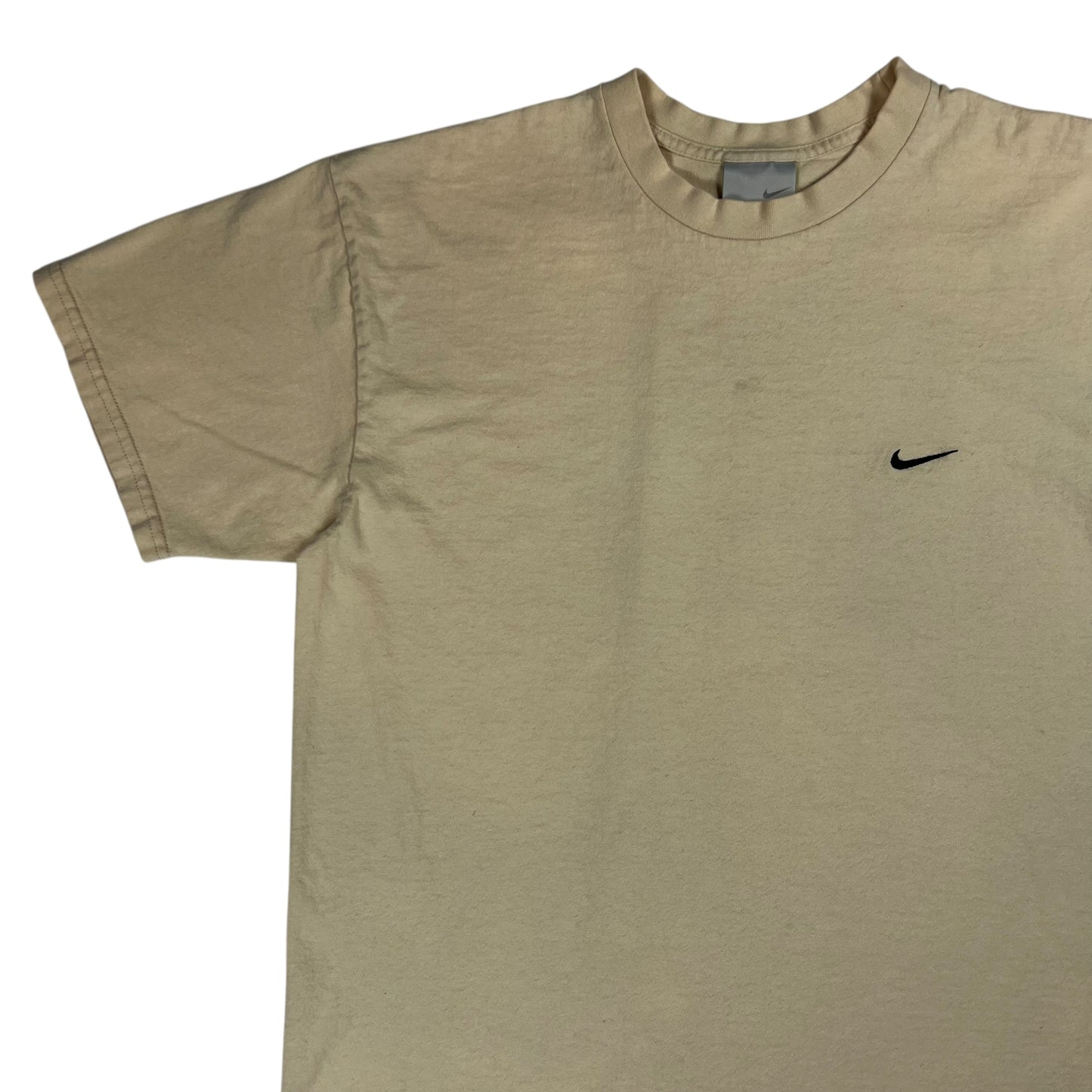 Vintage Y2K Nike mini swoosh cream tee (M)