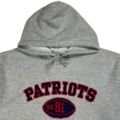 Vintage Y2K Reebok New England Patriots Randy Moss 81 WR hoodie (L)