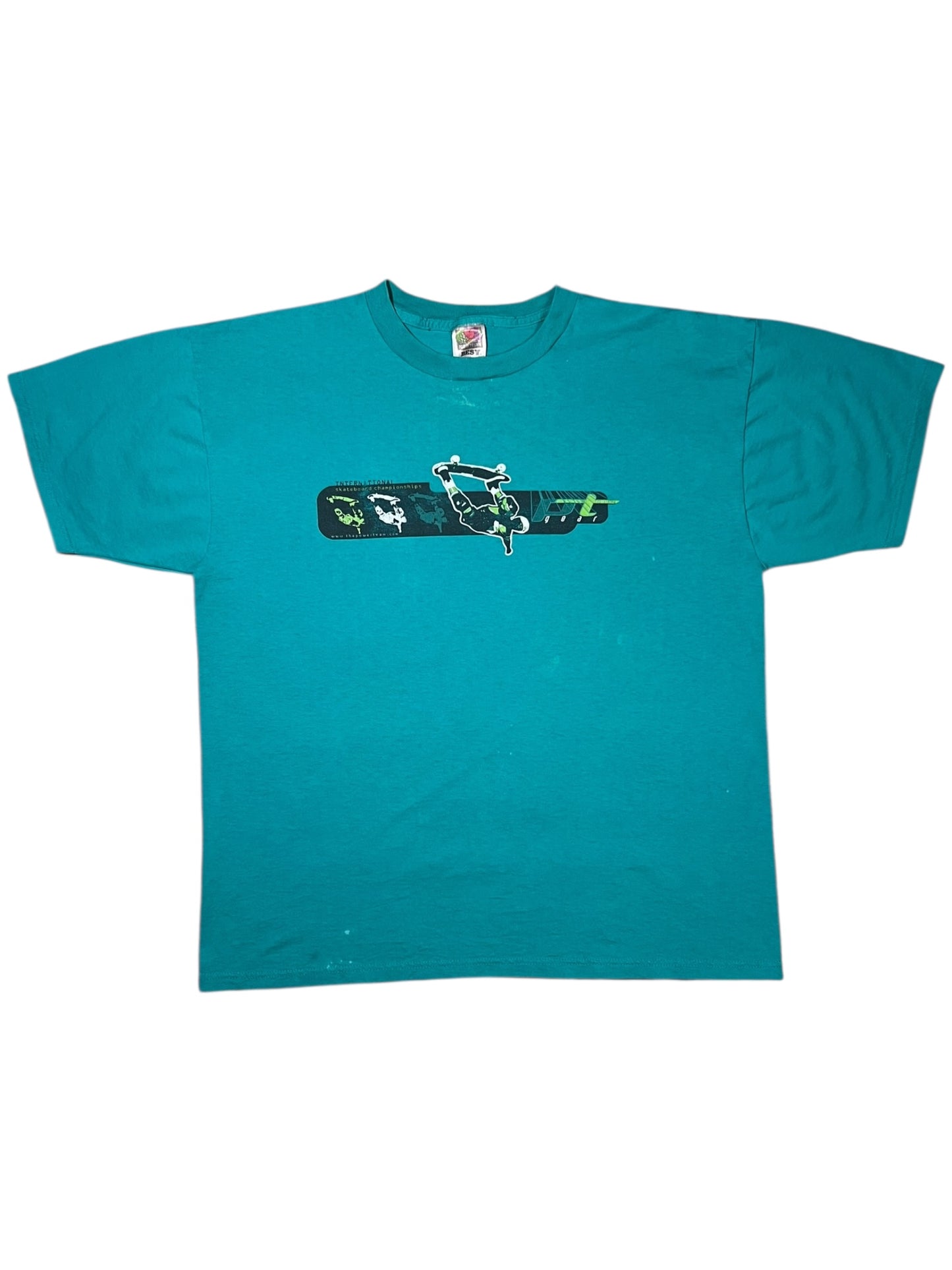 Vintage 90s International Skateboard Championships PT Gear faded skate tee (L/XL)