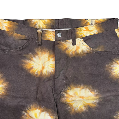 Vintage 1970s Hippie psychedelic cut off shorts (34)